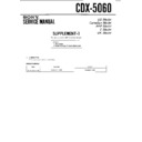 Sony CDX-5060 (serv.man3) Service Manual