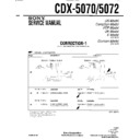 Sony CDX-5070, CDX-5072 (serv.man4) Service Manual