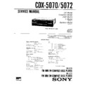 Sony CDX-5070, CDX-5072 Service Manual