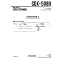 Sony CDX-5080 (serv.man2) Service Manual