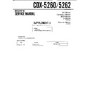 Sony CDX-5260, CDX-5262 (serv.man4) Service Manual