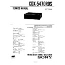 cdx-5470rds service manual