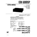 cdx-600dsp service manual