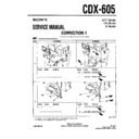 Sony CDX-605 (serv.man5) Service Manual