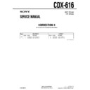 Sony CDX-616 (serv.man5) Service Manual