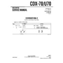 Sony CDX-70, CDX-U70 (serv.man4) Service Manual