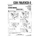 Sony CDX-705, EXCD-3 (serv.man6) Service Manual