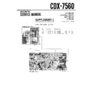 Sony CDX-7560 (serv.man2) Service Manual