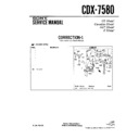 Sony CDX-7580 (serv.man3) Service Manual