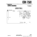 Sony CDX-7581 (serv.man3) Service Manual