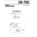 Sony CDX-7582 (serv.man4) Service Manual