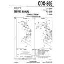 Sony CDX-805 (serv.man6) Service Manual