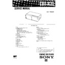 Sony CDX-A20 Service Manual