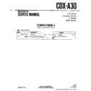 Sony CDX-A30 (serv.man2) Service Manual