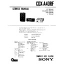 cdx-a40rf service manual