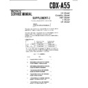 Sony CDX-A55 (serv.man2) Service Manual