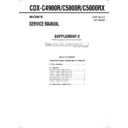 Sony CDX-C4900R, CDX-C5000R, CDX-C5000RX (serv.man3) Service Manual