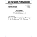 Sony CDX-C5000X, CDX-C5005, CDX-C6800X (serv.man2) Service Manual