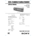 Sony CDX-C5000X, CDX-C5005, CDX-C6800X Service Manual