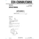cdx-c5050, cdx-c5050x service manual