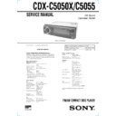 Sony CDX-C5050X Service Manual