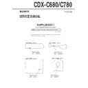 Sony CDX-C680, CDX-C780 (serv.man3) Service Manual