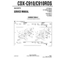 Sony CDX-C910, CDX-C910RDS (serv.man5) Service Manual
