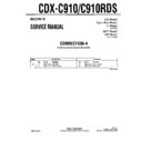 Sony CDX-C910, CDX-C910RDS (serv.man7) Service Manual