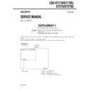 Sony CDX-GT170, CDX-GT170S, CDX-GT270, CDX-GT270S (serv.man2) Service Manual