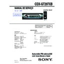 Sony CDX-GT207XB Service Manual