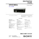 Sony CDX-GT230, CDX-GT232, CDX-GT237EE, CXS-GT2313 Service Manual