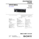 Sony CDX-GT240, CDX-GT242, CDX-GT247EE Service Manual