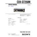 cdx-gt250m service manual