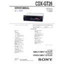 Sony CDX-GT26 Service Manual