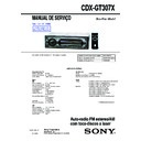 Sony CDX-GT307X Service Manual