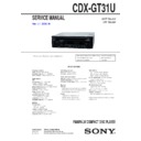 cdx-gt31u service manual