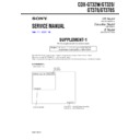Sony CDX-GT320, CDX-GT32W, CDX-GT370, CDX-GT370S (serv.man2) Service Manual
