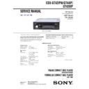 Sony CDX-GT420IP, CDX-GT42IPW, CDX-GT44IP Service Manual