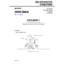 Sony CDX-GT510, CDX-GT51W, CDX-GT560, CDX-GT560S (serv.man2) Service Manual