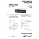 Sony CDX-GT510, CDX-GT51W, CDX-GT560, CDX-GT560S Service Manual