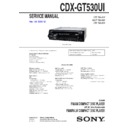 Sony CDX-GT530UI Service Manual