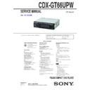 Sony CDX-GT66UPW Service Manual