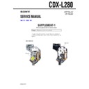 Sony CDX-L280 (serv.man2) Service Manual