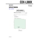 Sony CDX-L380X (serv.man2) Service Manual