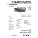 Sony CDX-M60UI, CDX-MR60UI Service Manual