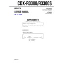 cdx-r3300, cdx-r3300s service manual