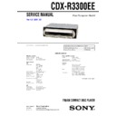 cdx-r3300ee service manual