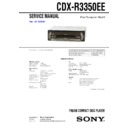 Sony CDX-R3350EE Service Manual