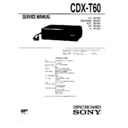 Sony CDX-T60, CDX-T60RF Service Manual