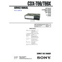 Sony CDX-T69, CDX-T69X Service Manual